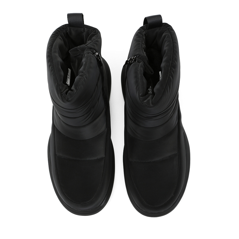 Черные дутики из текстиля Respect