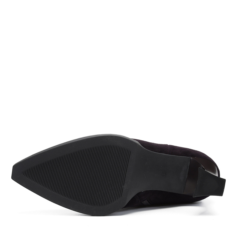 Фиолетовые ботильоны из натурального велюра RESPECT PREMIUM