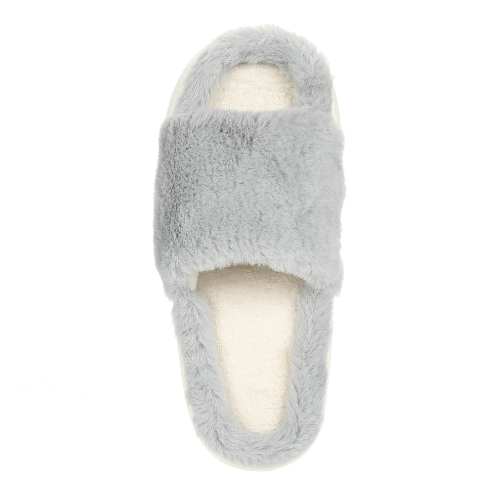 Домашние плюшевые тапочки из текстиля Respect