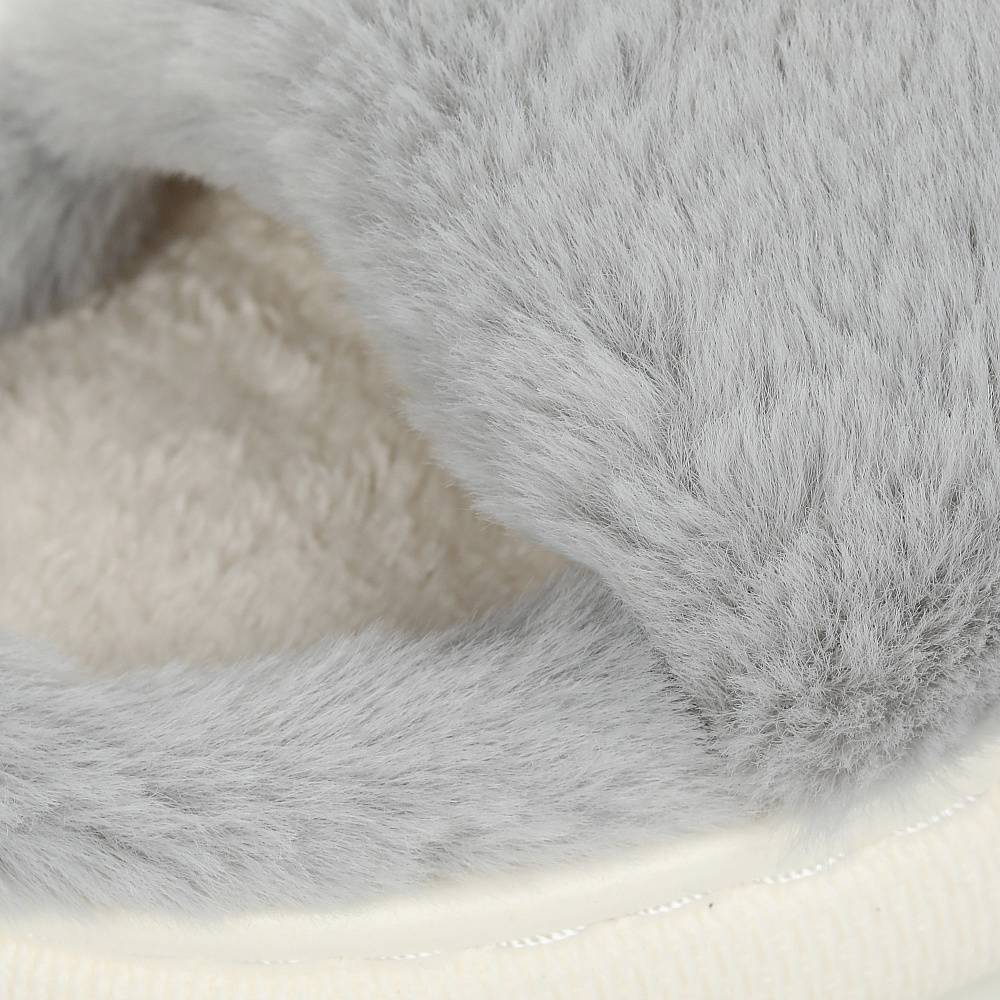 Домашние плюшевые тапочки из текстиля Respect