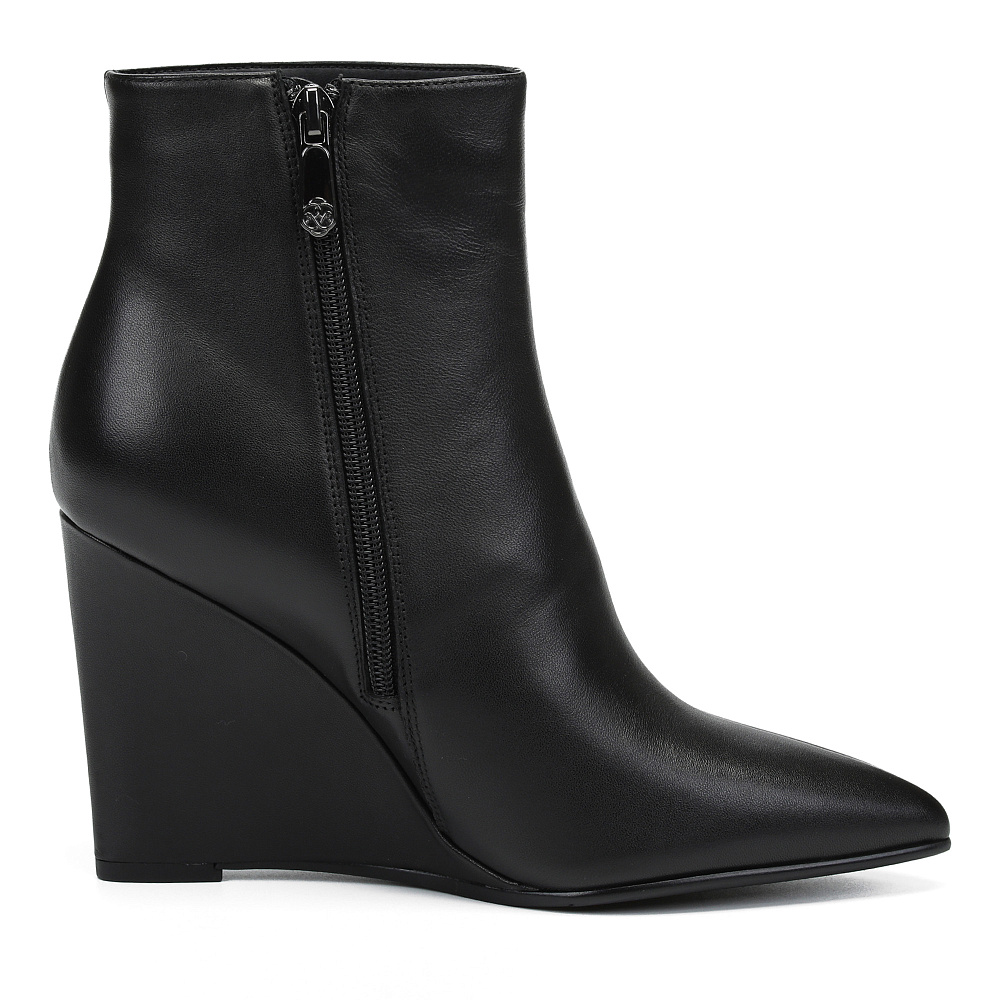 Черные ботильоны из кожи RESPECT PREMIUM