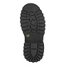 Черные ботинки из кожи на молнии подкладке из натуральной шерсти на тракторной подошве