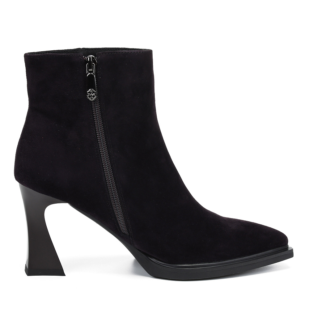 Фиолетовые ботильоны из натурального велюра RESPECT PREMIUM