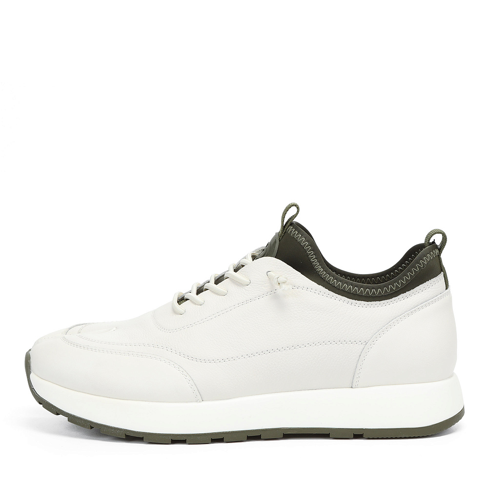 Белые кроссовки из гладкой кожи RSP LAB