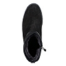 Черные ботинки из велюра