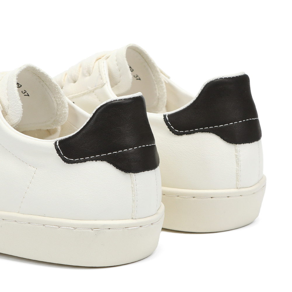 Белые кеды из гладкой кожи RSP LAB