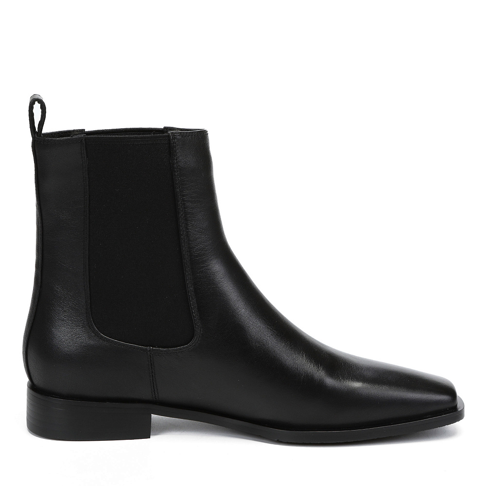 Черные ботинки из кожи Respect