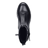 Черные женские ботинки с ремешком