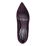 Фиолетовые туфли на шпильке из велюра