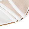 Белые босоножки с ремешком вокруг щиколотки из кожи