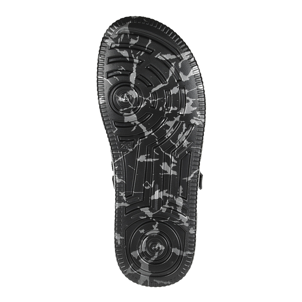 Черные сандалии из текстиля Respect