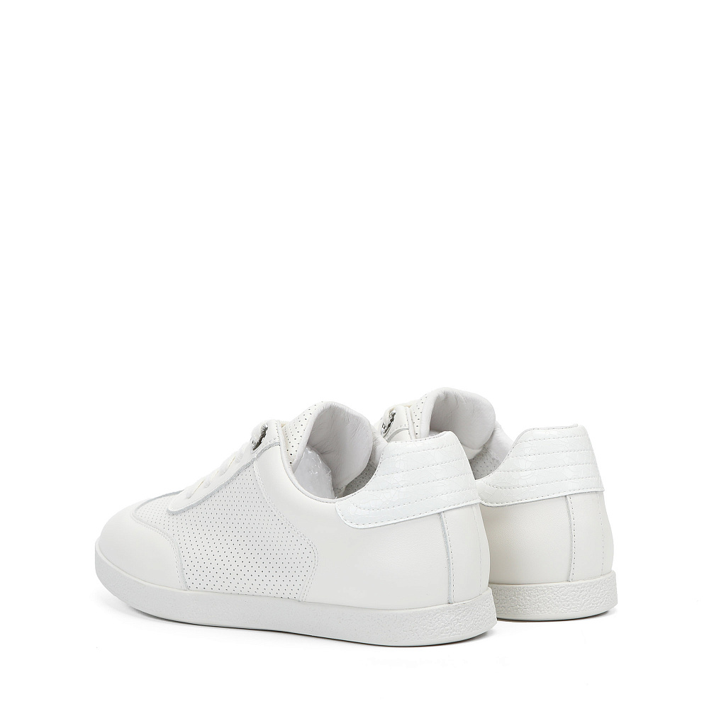 Кеды из гладкой кожи рисового цвета RSP LAB