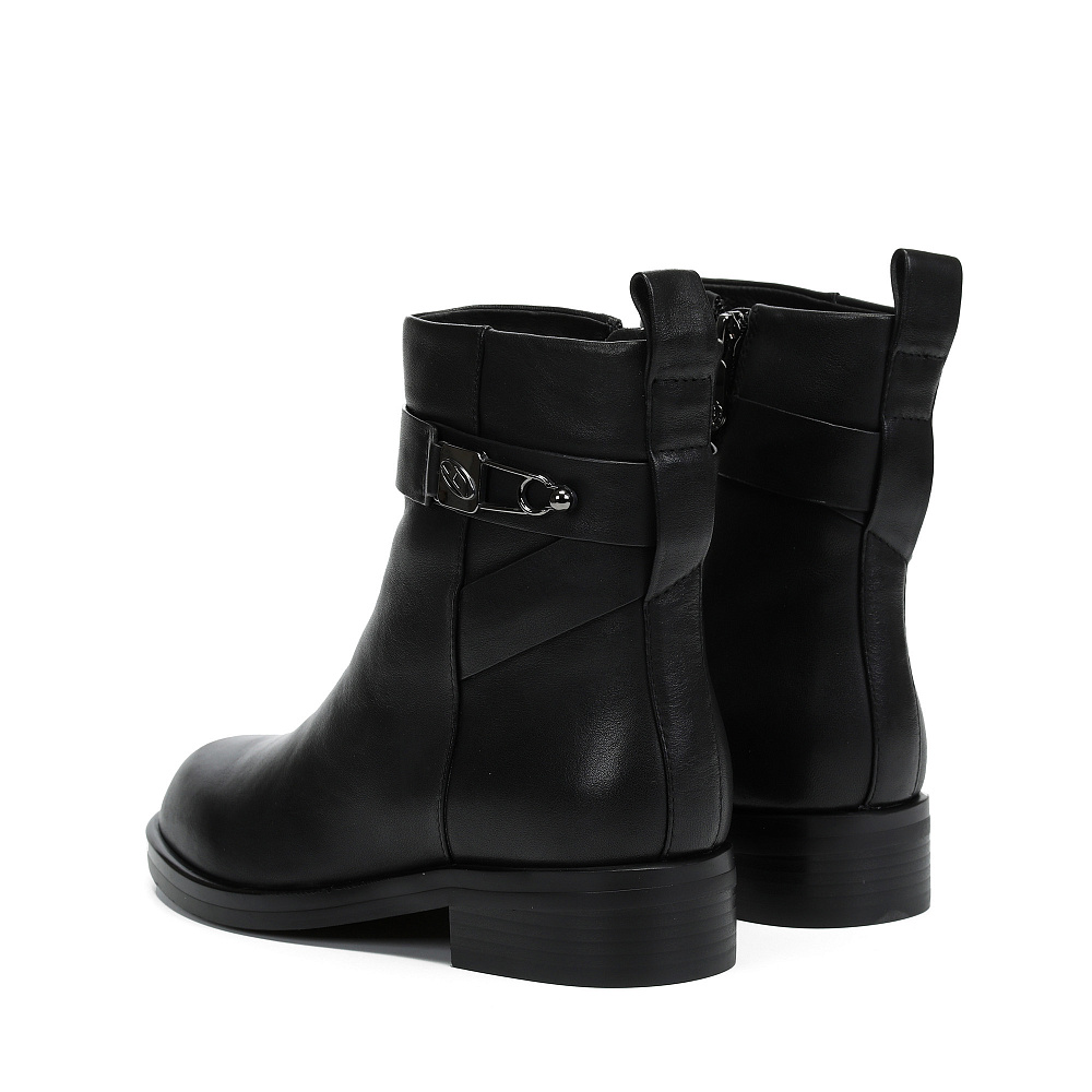 Черные зимние ботинки из кожи RESPECT PREMIUM