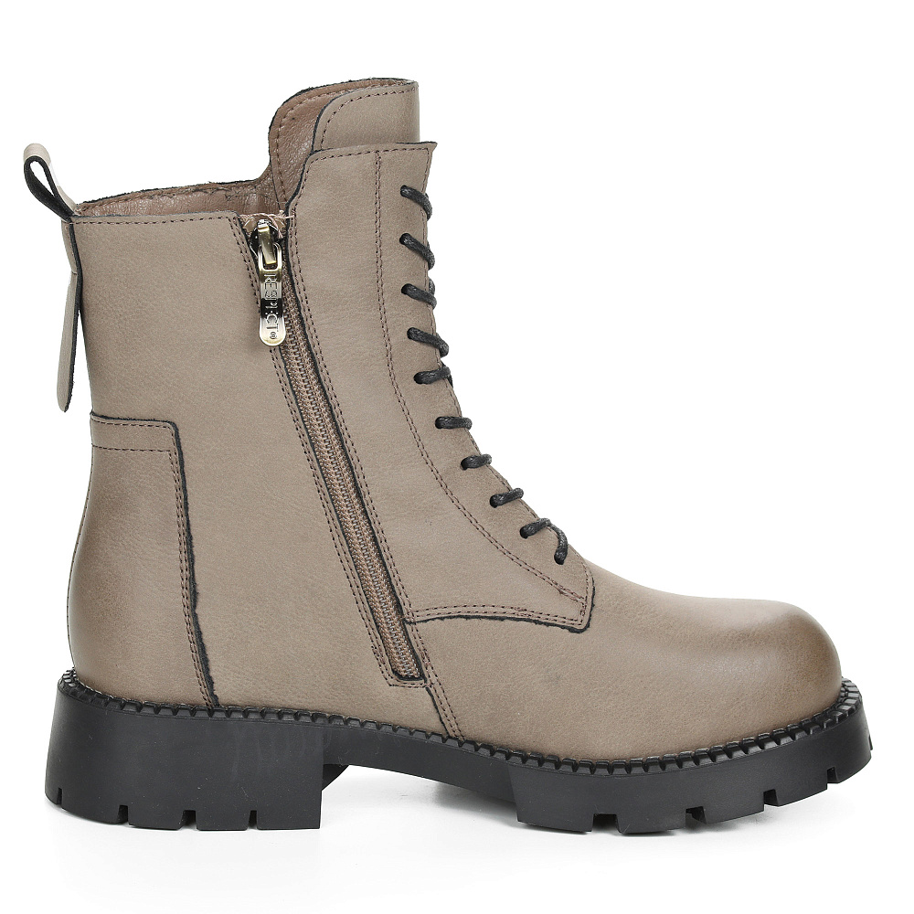 Бежевые ботинки из нубука Respect