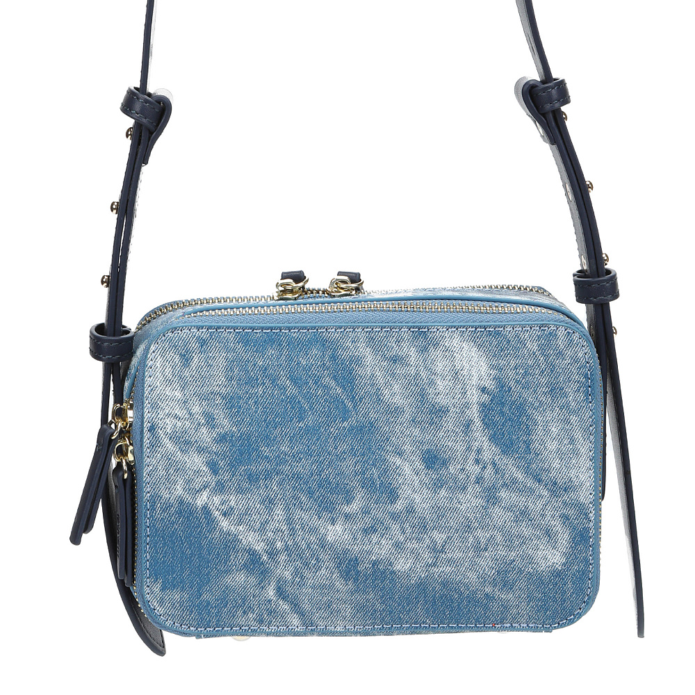 Бежевая сумка мессенджер из текстиля Respect