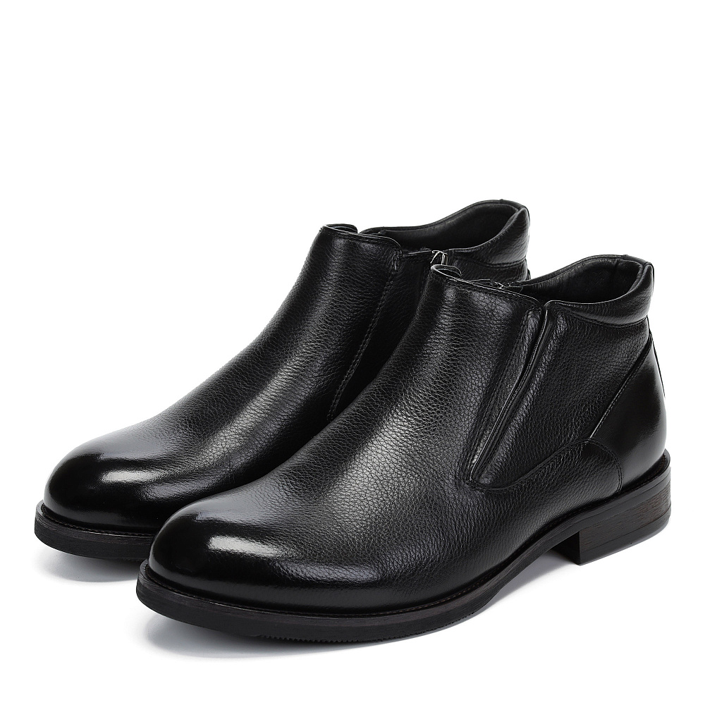 Черные ботинки из гладкой кожи RESPECT PREMIUM