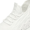 Белые кроссовки кроссовки из текстиля
