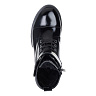 Черные ботинки на шнуровке