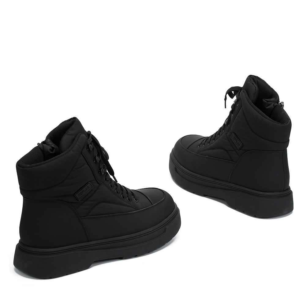 Черные зимние кеды из текстиля RSP LAB