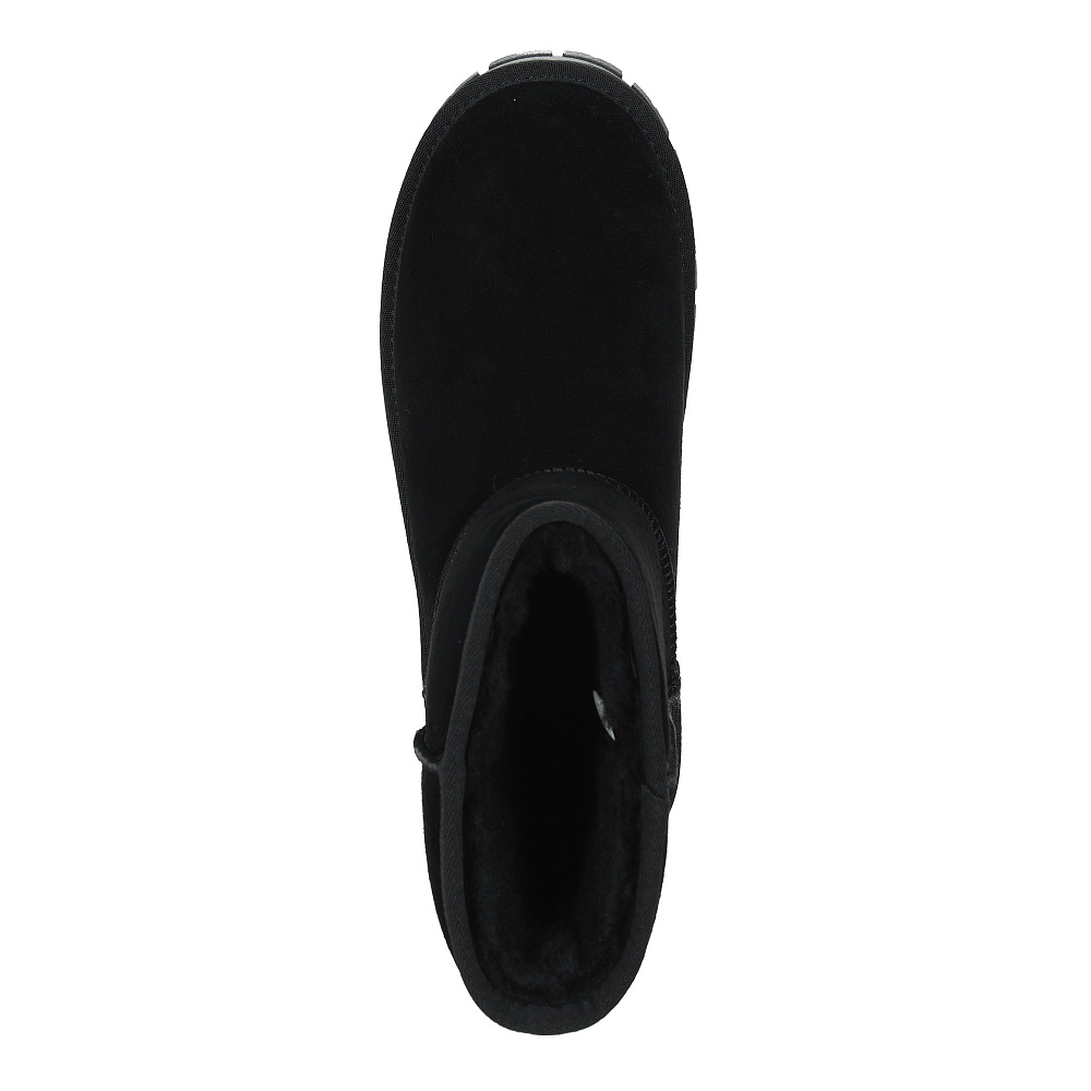 Черные угги из гидрофобного велюра Respect