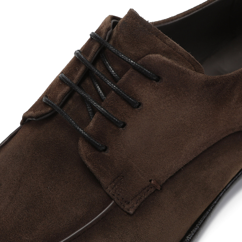 Коричневые лоферы из натурального велюра RESPECT PREMIUM