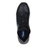 Черные кроссовки на контрастной подошве