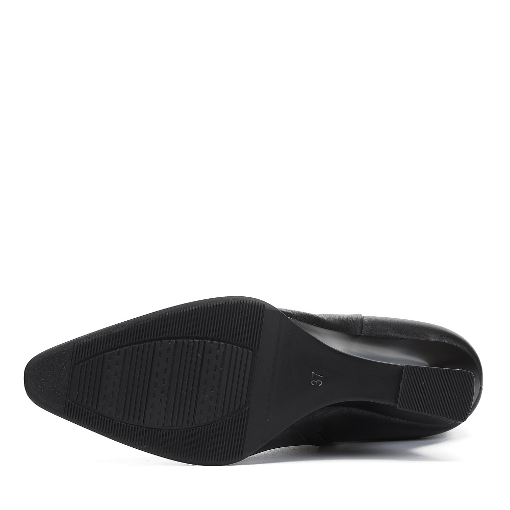 Черные ботильоны из кожи RESPECT PREMIUM