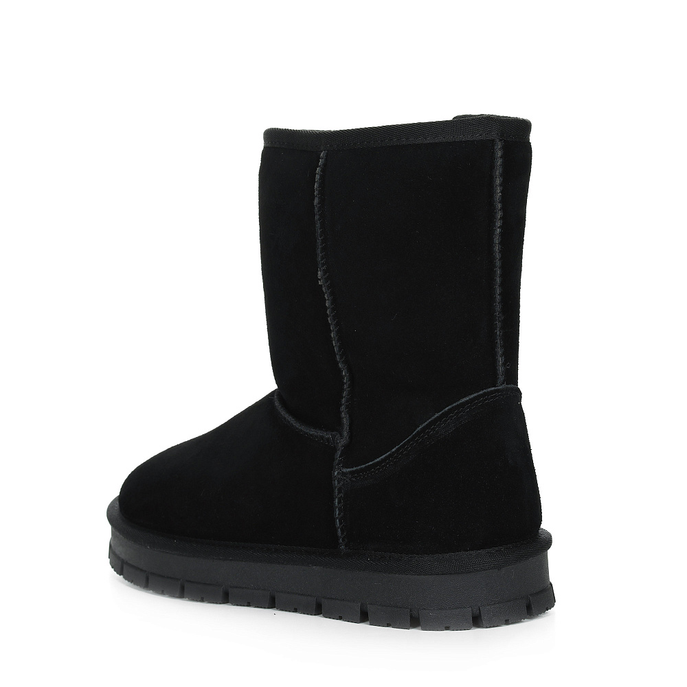 Черные угги из гидрофобного велюра Respect