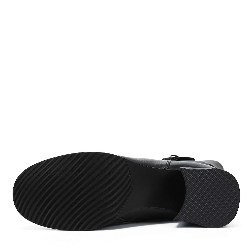 Черные зимние ботильоны из кожи RESPECT PREMIUM