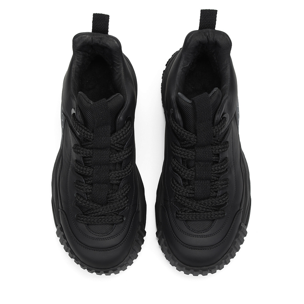 Черные зимние кеды из нубука RSP LAB