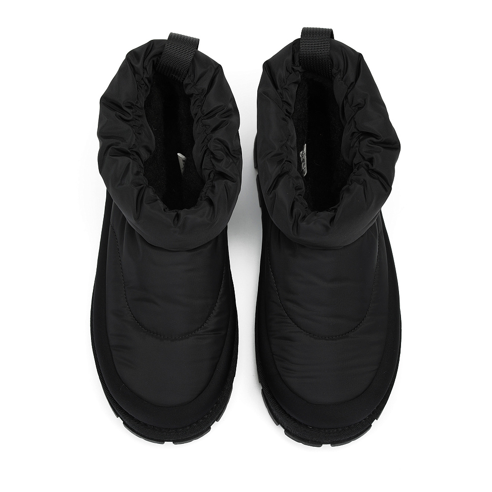 Черные дутики из текстиля Respect