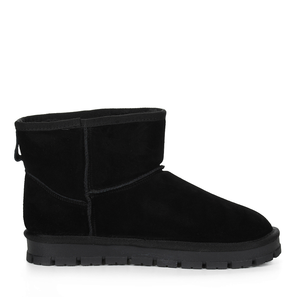 Черные угги из гидрофобного велюра Respect