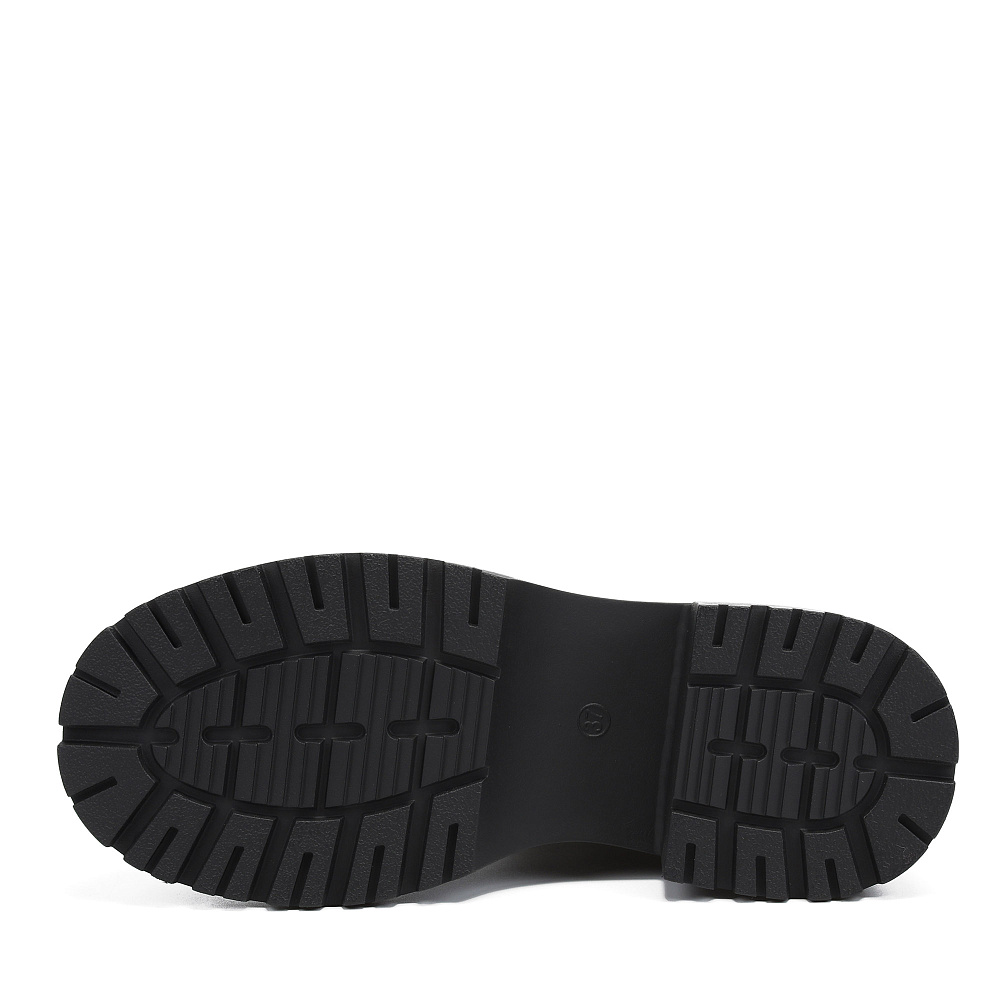 Черные ботинки из композиционной кожи Respect