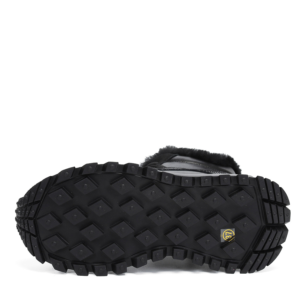 Черные зимние кроссовки из кожи RSP LAB