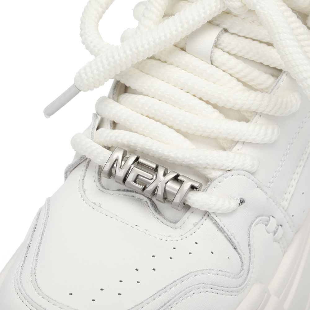 Белые высокие кеды из кожи RSP LAB