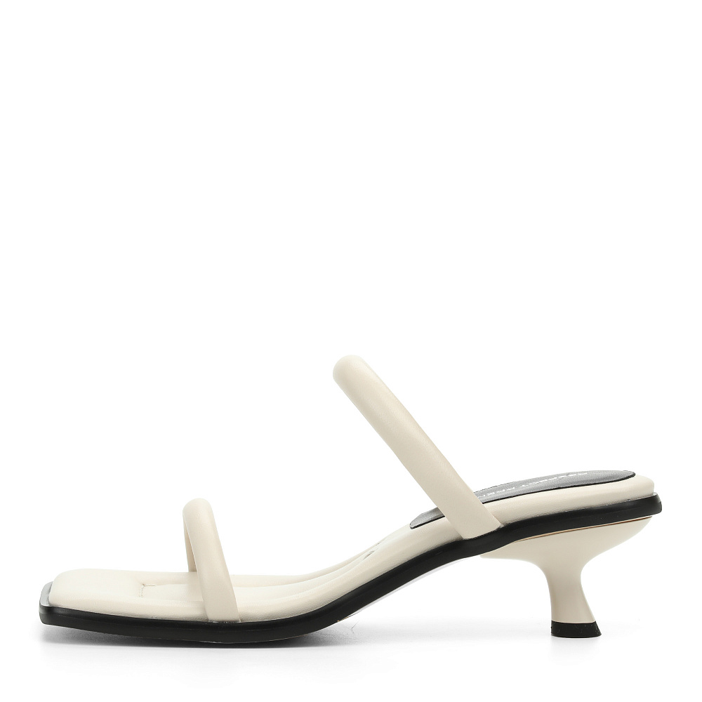 Мюли из кожи рисового цвета RESPECT PREMIUM