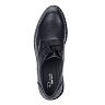 Черные кожаные полуботинки на шнуровке