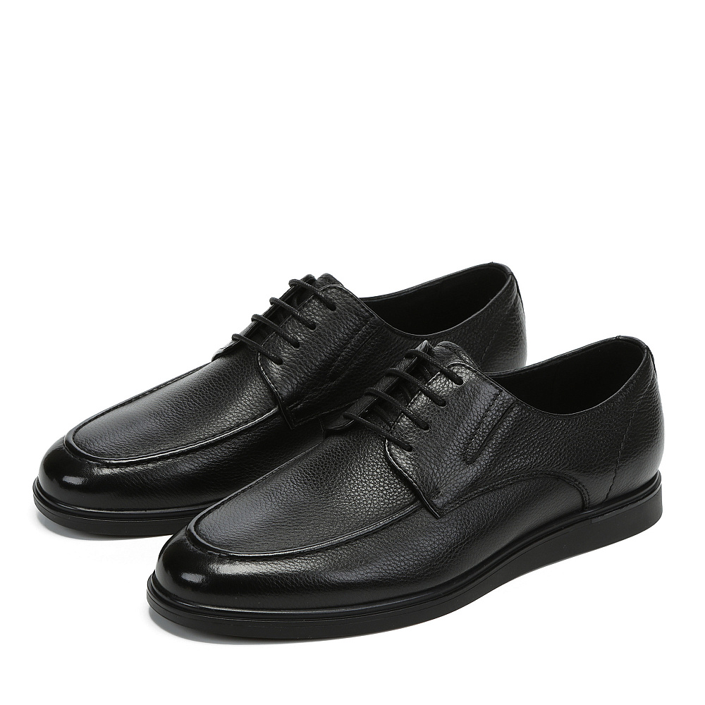 Черные полуботинки дерби из гладкой кожи RESPECT PREMIUM