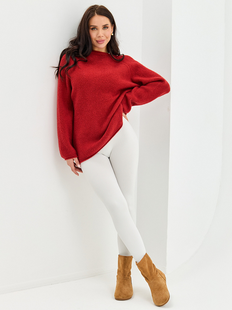 Бежевые зимние полусапоги из бархатистого велюра Respect