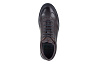 Кожаные кроссовки тёмно-коричневого цвета