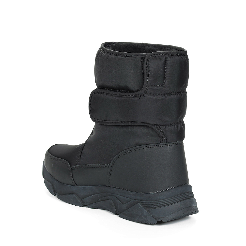 Черные дутики из текстиля Respect