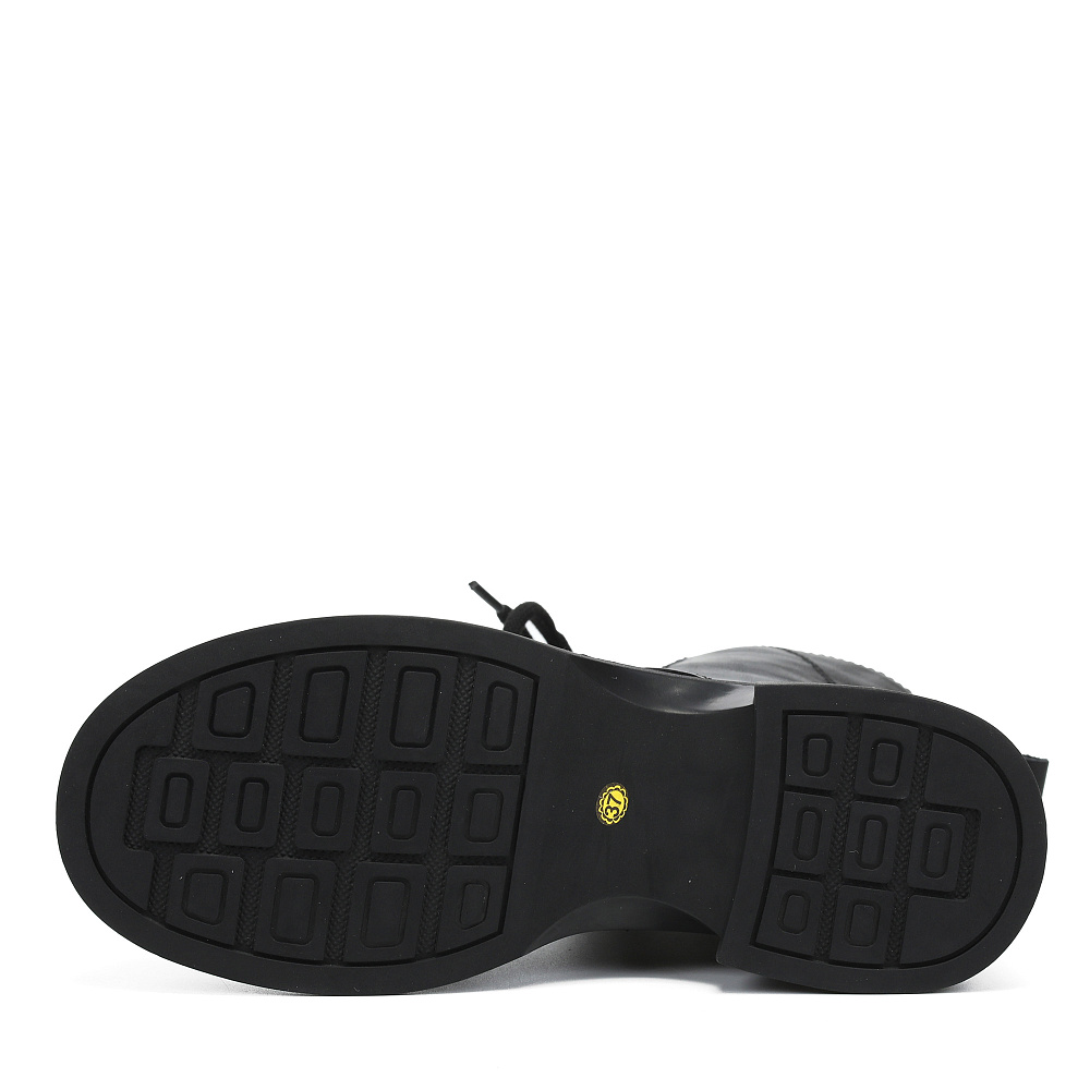 Черные ботинки из кожи Respect