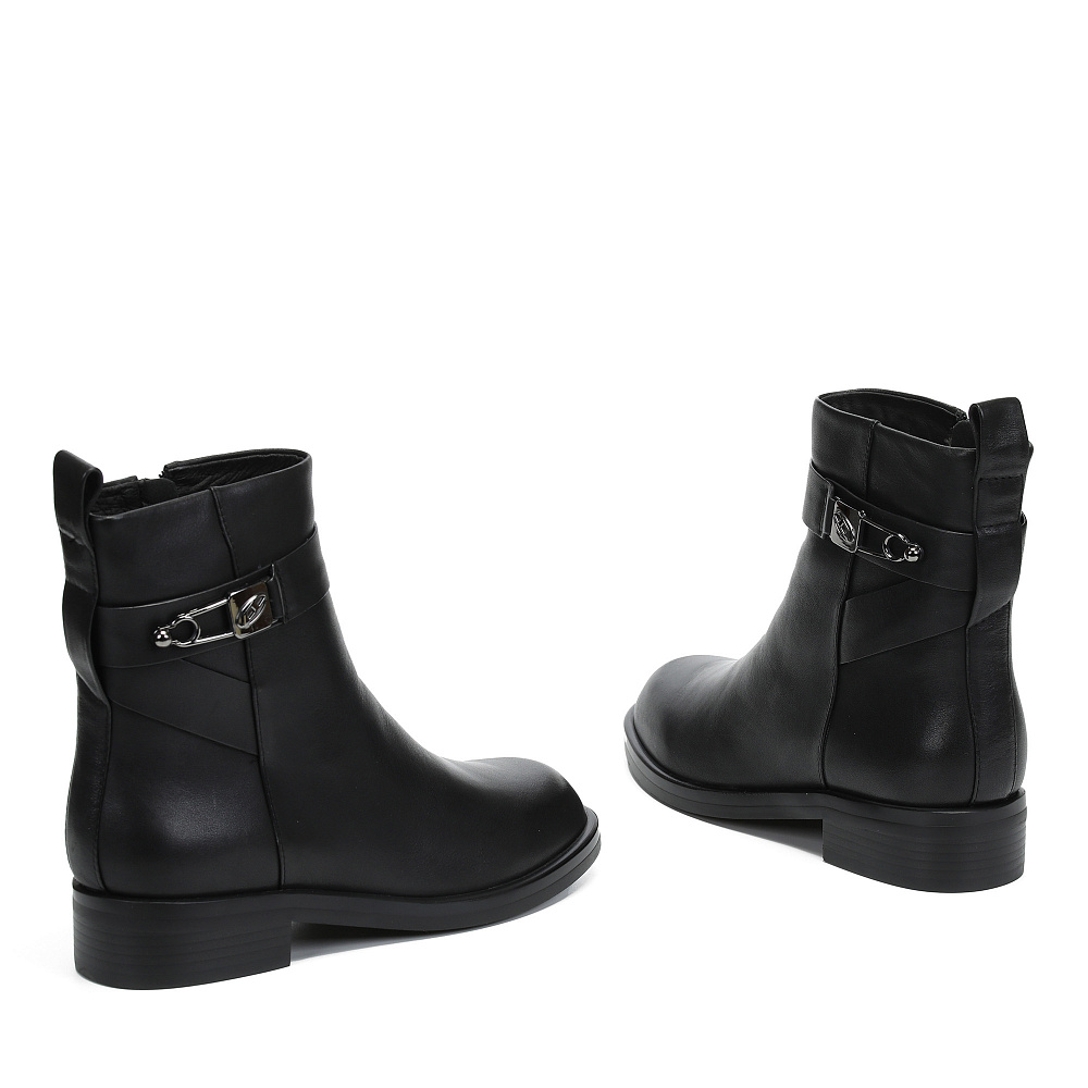 Черные зимние ботинки из кожи RESPECT PREMIUM