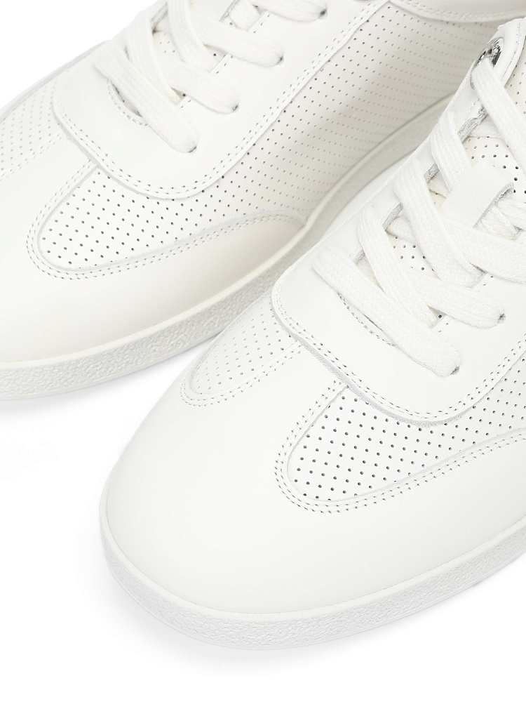 Кеды из гладкой кожи рисового цвета RSP LAB