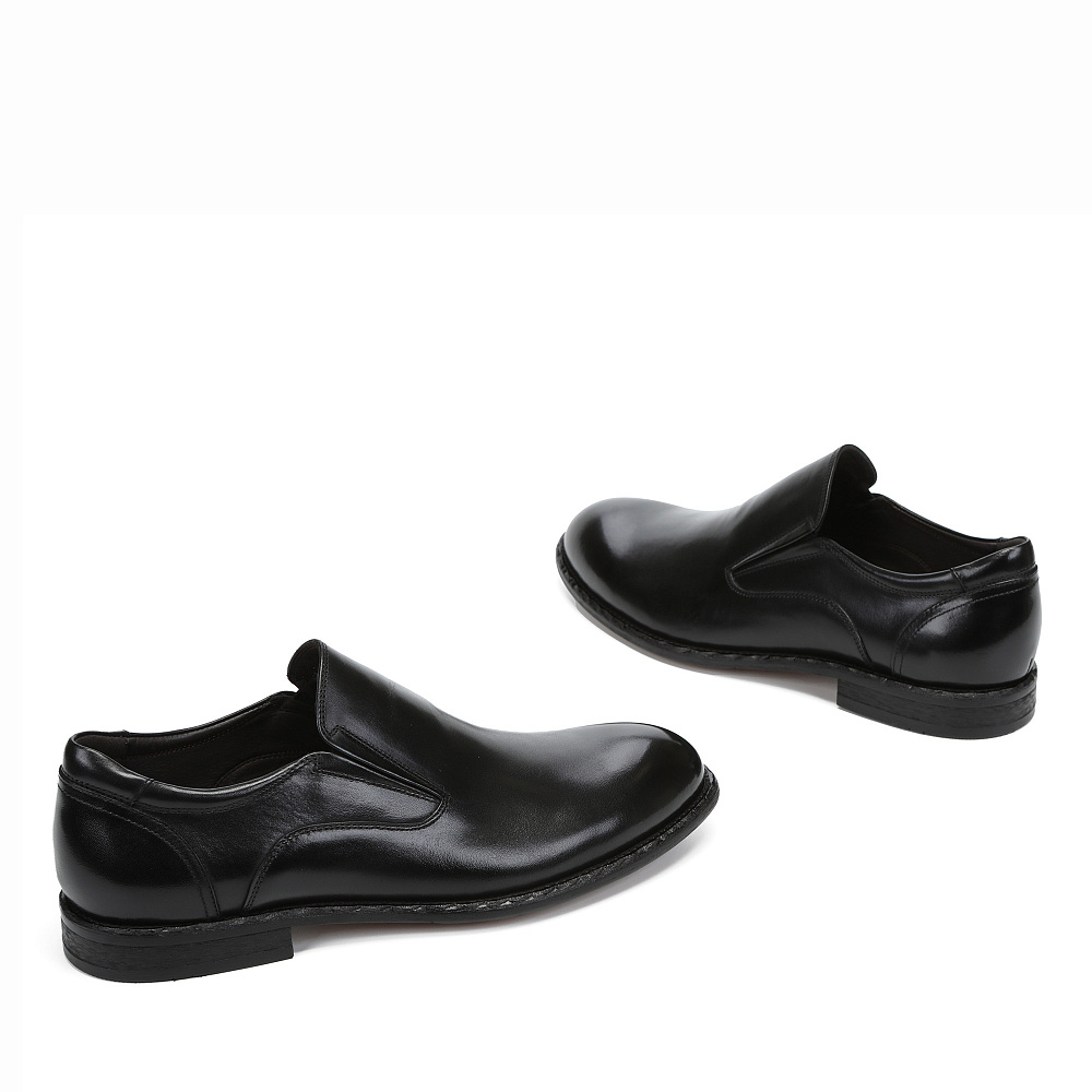 Черные полуботинки из гладкой кожи RESPECT PREMIUM