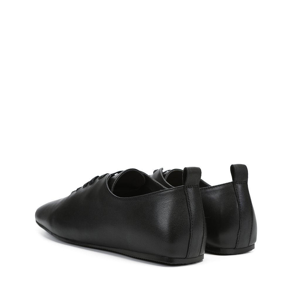 Черные полуботинки из кожи Respect