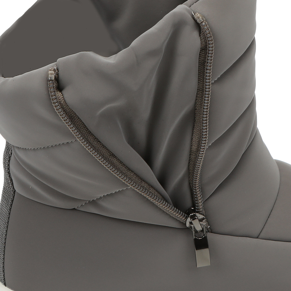 Темно-серые дутики из текстиля Respect