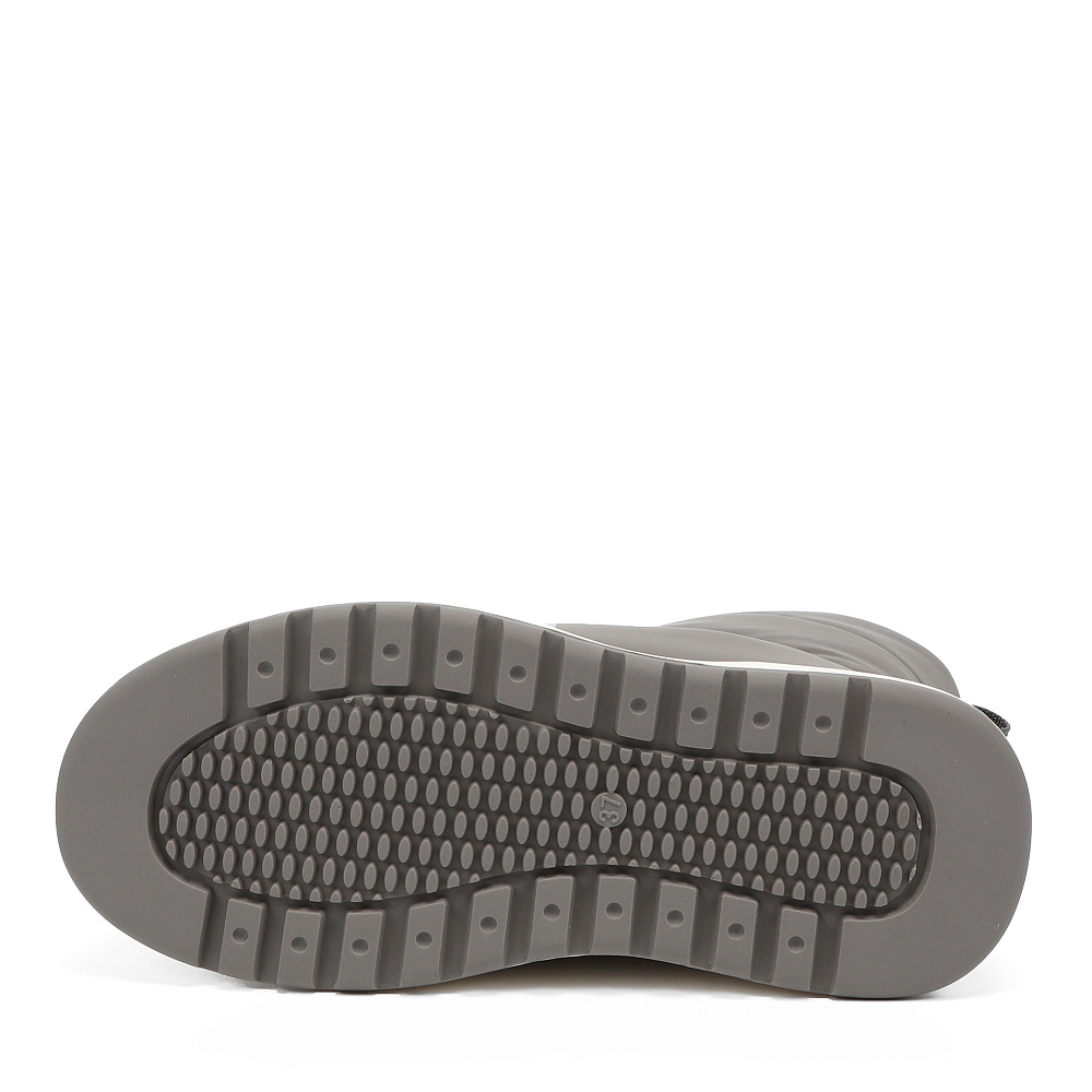 Темно-серые дутики из текстиля Respect