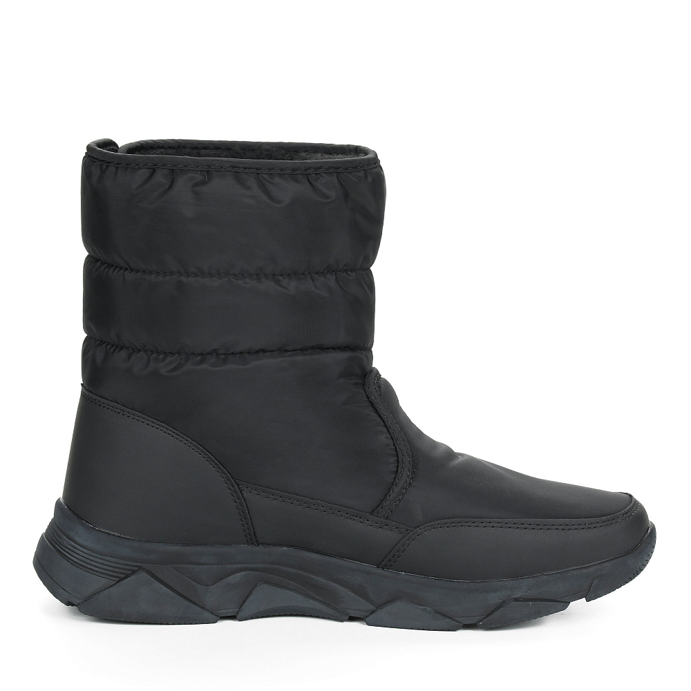 Черные дутики из текстиля Respect