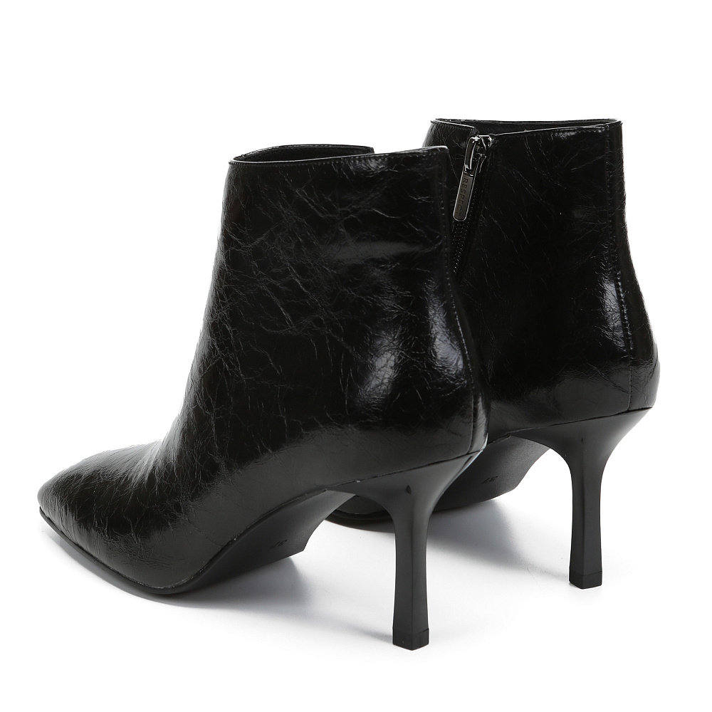 Черные ботильоны из кожи Respect
